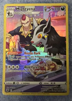 Mightyena & Sidney TG09/TG30 Astral Radiance NM Ultra Rare Pokemon Card - Image 1