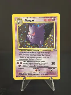 Pokemon Gengar TCG Fossil Holo Rare Card 5/62 Unplayed, NM-Mint Condition - Image 1