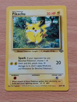 Pokemon Trading Card Game TCG Pikachu Jungle Set 60/64 Regular 1999 - Image 1