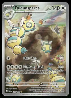 Pokemon Cards Dudunsparce 229/193 Paldea Evolved Illustration Rare NM - Image 1