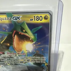 💥 Rayquaza GX 109/168 - World Championships 2019 - Non-Holo Pokemon Card - Image 3