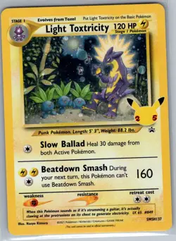 Light Toxtricity SWSH137 SWSH: Sword & Shield Promo Cards - Pokemon Card - NM - Image 1