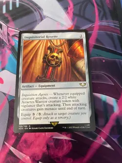 MTG - INQUISITORIAL ROSETTE - RARE - NM - WARHAMMER 40K - Image 1