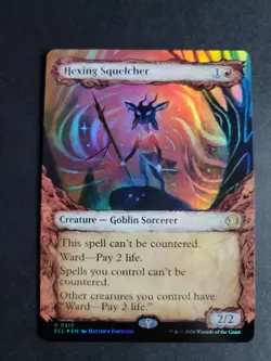 Hexing Squelcher (Showcase Foil) Rare MTG Lorwyn Eclipsed - Image 1