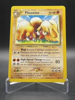 Piloswine - 36/64 Neo Revelation Pokemon Card LP-EXC BUY 2 CARDS GET 1 FREE!! - Image 1