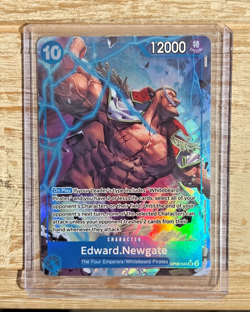 Edward Newgate OP08-043 Parallel Alt Art SR Two Legends One Piece English - Image 2