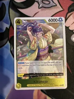 One Piece TCG Wings of The Captain Foil Kikunojo (104) - Image 1