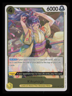 Kikunojo OP06-104 One Piece Wings Of The Captain English NM - Image 1