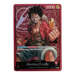 Monkey.D.Luffy Leader Foil Pre-Errata - NM - One Piece TCG - ST01-001 - English - Image 1