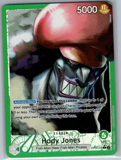 Hody Jones (Alt Art) OP06-020 English Wings of the Captain - One Piece Card - NM - Image 1