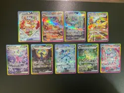 Terastal Festival Eevee Evolution SAR 9 Cards Korean Pokemon Card - Image 1