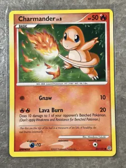 Charmander 82/132 Pokemon TCG Card Set Secret Wonders Regular (Light Play) 2 - Image 1