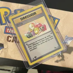 French FIRST EDITION M. Fuji Mr. Fuji 57/62 Fossil Pokemon Card NM - Image 1