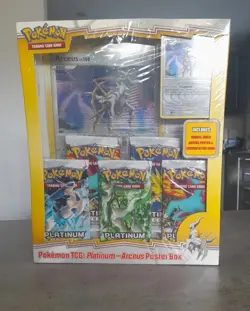 Pokemon Arceus Platinum Poster Box - Sealed - 2009 - Promo Cards + Booster Packs - Image 2