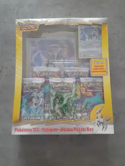 Pokemon Arceus Platinum Poster Box - Sealed - 2009 - Promo Cards + Booster Packs - Image 3