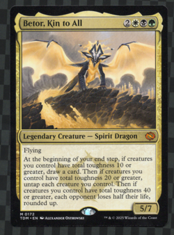 Betor, Kin to All #172 (NM) Tarkir Dragonstorm TDM Magic MTG - Image 1