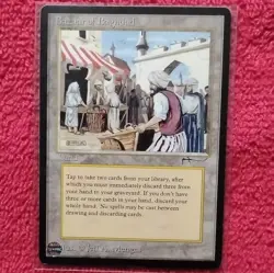 Magic: The Gathering Bazaar of Baghdad Land Arabian Nights Jeff A. Menges - Image 1