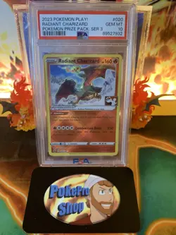 Pokemon Play Prize Pack Series 3 Radiant Charizard 020 - PSA 10 GEM MINT - Image 1