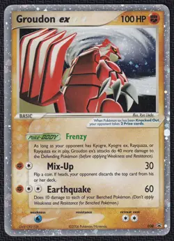 Pokemon Groudon ex 038 Holo Black Star Promo - Image 1