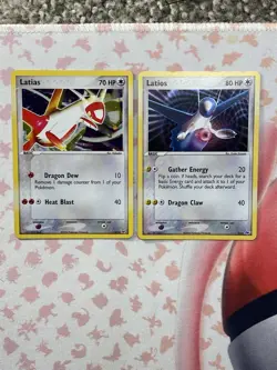 Pokemon TCG Lot Of 2 Latios 4/10 & Latias 2/10 EX TRAINER KIT - Image 1