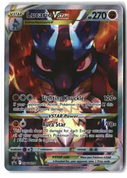 Lucario VSTAR ⭐ SWSH291 Holo Promo SWSH Black Star 2019 Pokemon NM - Image 1