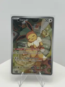 Pokemon TCG Eevee 173 Holo Promo Prismatic Evolutions ETB Nm - Image 1