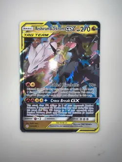 Pokemon TCG Reshiram & Zekrom GX 157/236 Cosmic Eclipse Tag Team 2019 - Image 1