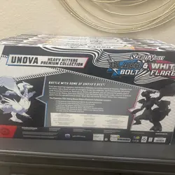 Pokemon Sealed Black Bolt & White Flare Unova Heavy Hitters Premium Collection - Image 2