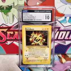 CGC 10 Electabuzz 2 Black Star Promo - Mewtwo Strikes Back Movie - Pokemon TCG - Image 1