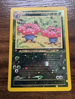 Pokemon TCG Vileplume Southern Islands 17 Promo Reverse Holo Card Lightly Played - Image 1
