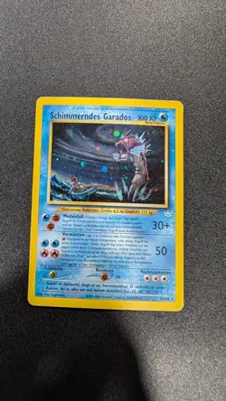 Pokemon Shining Gyarados Holo Neo Revelation Card 65/64, GERMAN, MP - Image 1
