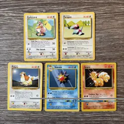 5x Pokemon Cards Wotc Vintage Card Bundle BASE SET (26) - Image 1