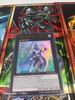 YUGIOH Timestar Magician PEVO-EN009 Ultra Rare Card 1st Edition NM-MINT - Image 2