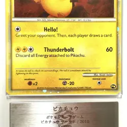 Pokemon Card Japanese 【ARS10】 Pikachu World USA English 2010 Promo - Image 3