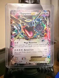 Shiny Rayquaza EX XY69 Black Star Promo Pokemon Card - MP - Image 1