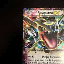 Shiny Rayquaza EX XY69 Black Star Promo Pokemon Card - MP - Image 4