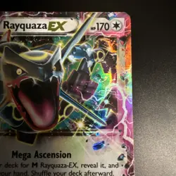 Shiny Rayquaza EX XY69 Black Star Promo Pokemon Card - MP - Image 5
