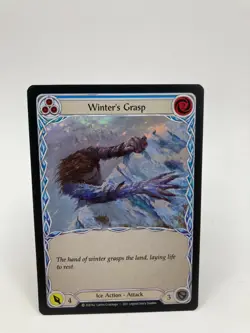 Winter's Grasp NM* (FOIL) Tales Of Aria 160 Flesh And Blood (Blue) -UnltdCards - Image 1