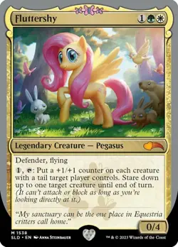 Light Play x 1 Fluttershy - Foil Secret Lair Drop Series - FOIL - Image 1