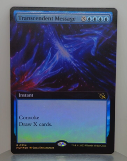 Foil - Transcendent Message (Extended Art) - MOM - 354 - March of the Machine - Image 1
