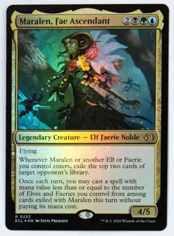 Lorwyn Eclipsed Maralen Fae Ascendant FOIL Rare 233 MTG - Image 1