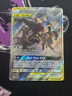 Pokemon TCG Umbreon & Darkrai GX Full Art SM241 Sun & Moon Promo - Image 1