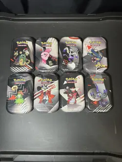 Pokemon TCG: Black Bolt White Flare Unova Mini Tins Set of 8 - Image 1