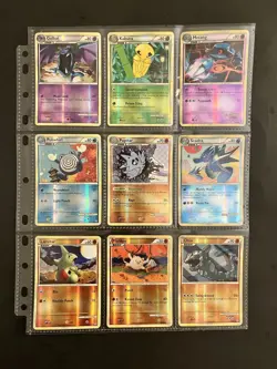 LOT 25 POKEMON HGSS UNLEASHED REVERSE HOLO- in Binder Pages-Kingdra Sudowoodo+ - Image 3