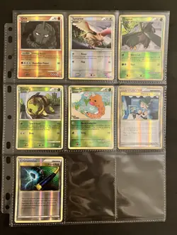 LOT 25 POKEMON HGSS UNLEASHED REVERSE HOLO- in Binder Pages-Kingdra Sudowoodo+ - Image 5
