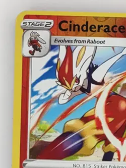Cinderace 028/198 Reverse Holo Pokemon Chilling Reign - MISCUT ERROR - Image 4