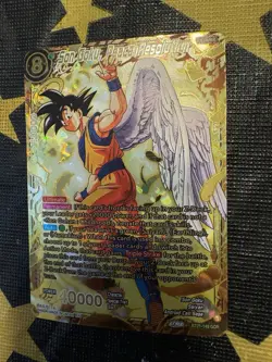 Dragon ball super Card Game BT21-148 GDR Son Goku Peace Resolution - Image 3