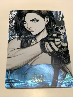 Jill Valentine Resident Evil Goddess Anime Waifu Holo Art Card ACG Carddass Girl - Image 1