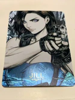 Jill Valentine Resident Evil Goddess Anime Waifu Holo Art Card ACG Carddass Girl - Image 5