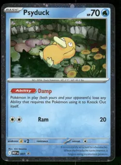 Pokemon Cards Psyduck 007 Mega Evolutions Promo NM - Image 1